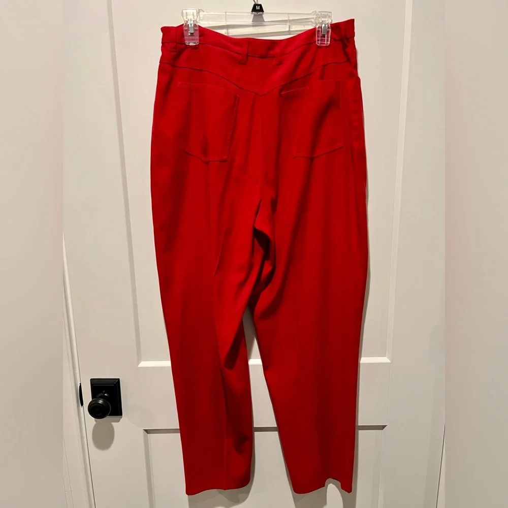 Talbots Red Stretch Pants size 14 - Picture 3 of 4